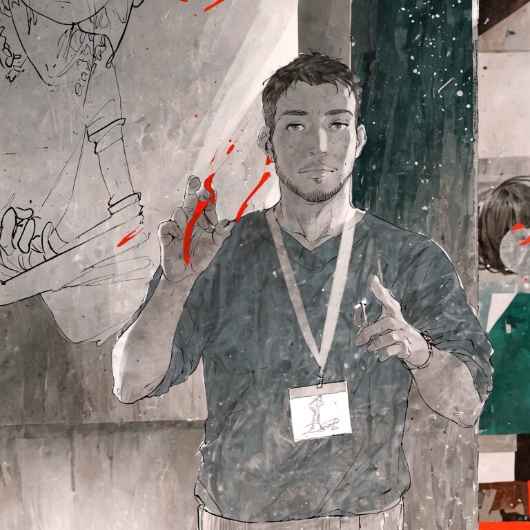 Anime A dynamic engaging workshop leader exudes enthusiasm as 2 1 768x768